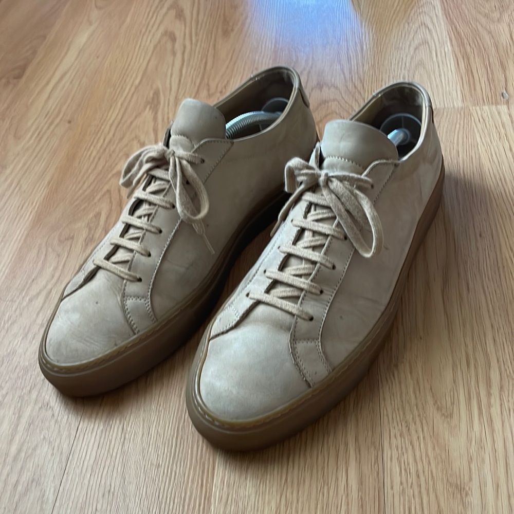 Common Projects Original Achilles Low Suede Brown